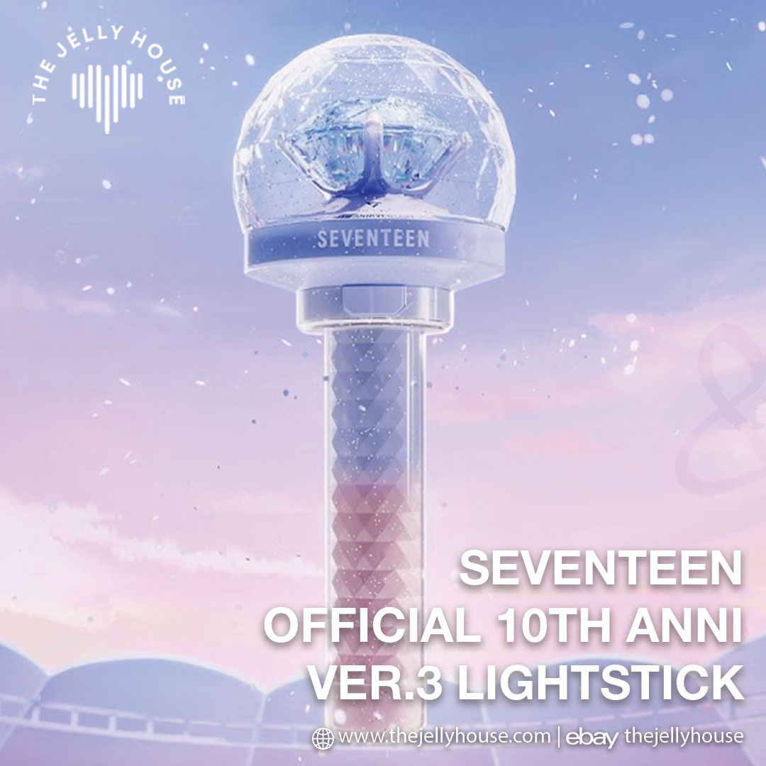CELEBRATE SEVENTEEN'S 10TH ANNIVERSARY WITH SEVENTEEN'S OFFICIAL LIMITED EDITION LIGHT STICK CELEBRATE SEVENTEEN'S 10TH ANNIVERSARY WITH SEVENTEEN'S OFFICIAL LIMITED EDITION LIGHT STICK